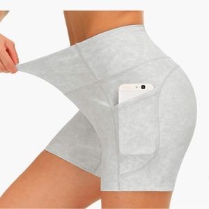 High waist yoga/running shorts